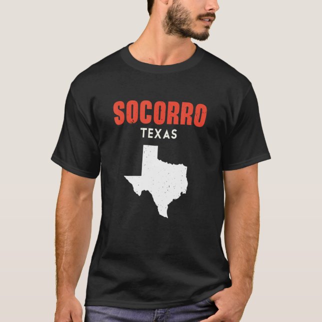 Socorro Texas USA State America Travel Texan T-Shirt (Front)