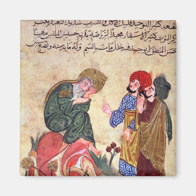 Socrates  and his Students Magnet (Front)