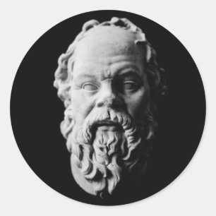 Socrates Classic Round Sticker