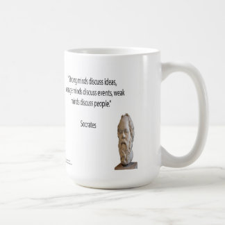 Socrates & Famous "Minds" Quote Coffee Mug