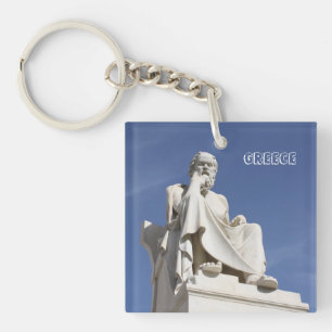 Socrates Greece Keychain