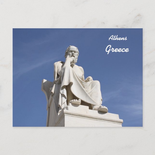Socrates Greece Postcard (Front)