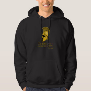Socrates I Cannot Teach Anybody Anything Ancient G Hoodie