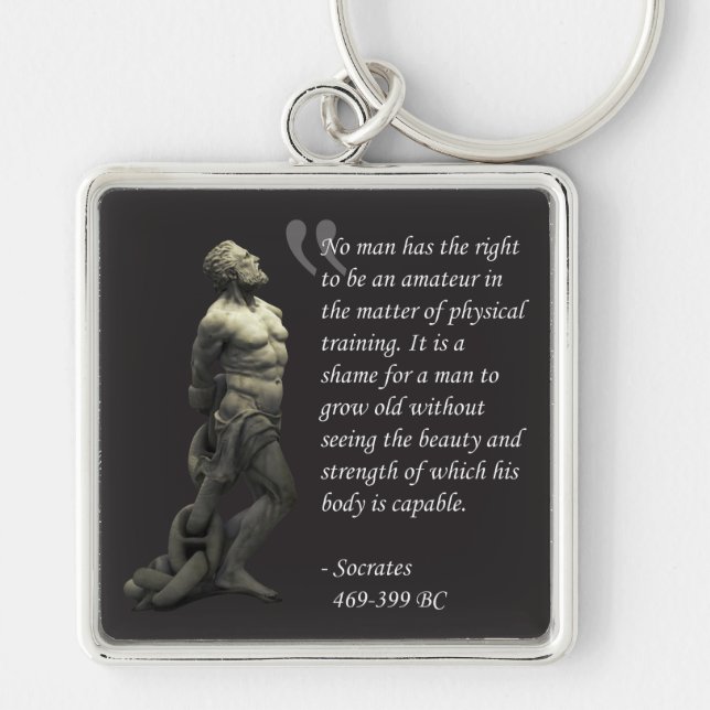 Socrates - Physical Training Key Ring (Front)