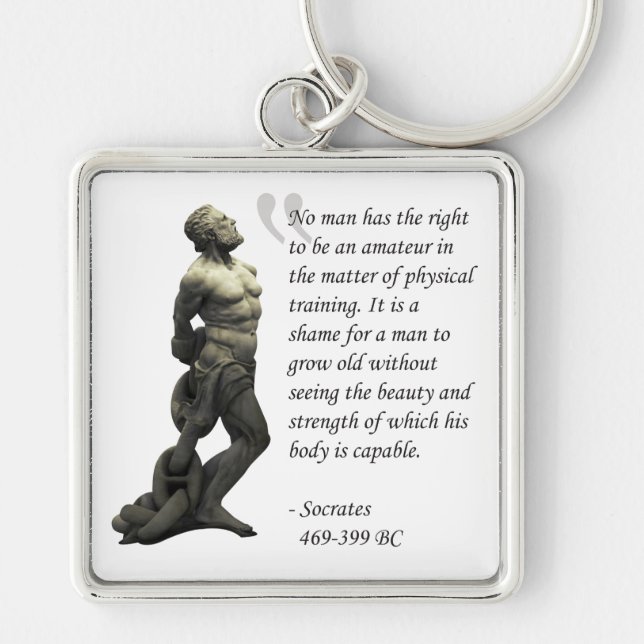 Socrates - Physical Training Key Ring (Front)
