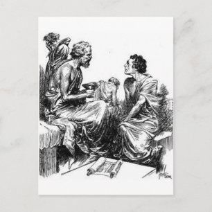 socrates postcard