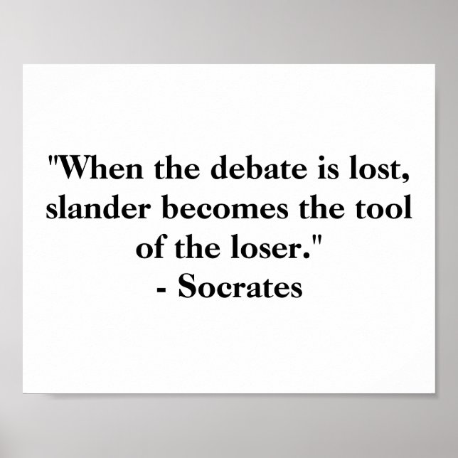 Socrates Poster (Front)