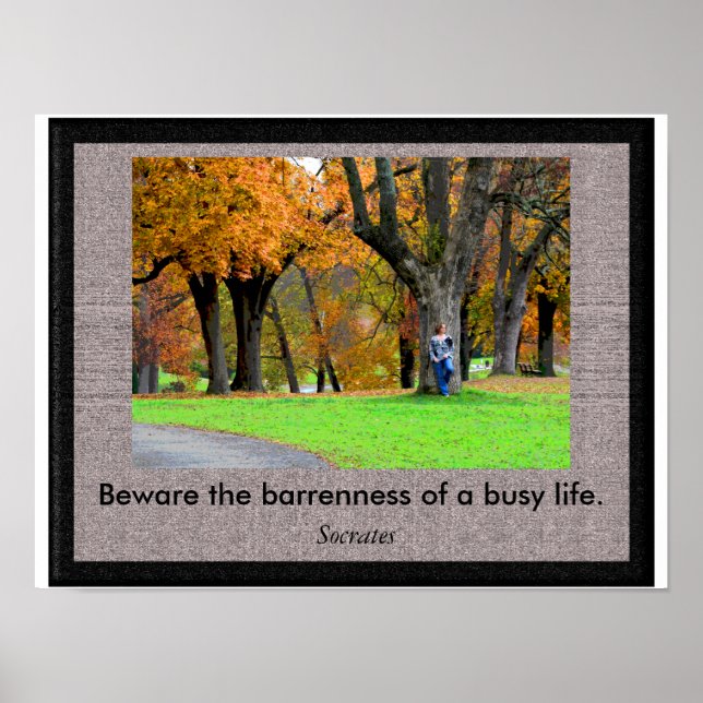 Socrates quote  - art print (Front)
