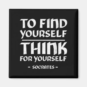 Socrates Self Awareness Stoicism Quote Greek Philo Magnet