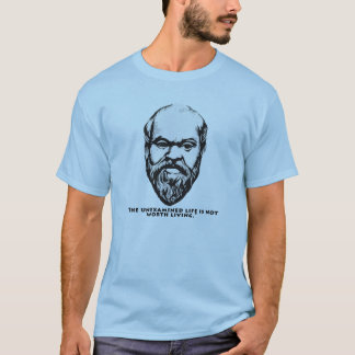 Socrates "The unexamined life" T-shirt
