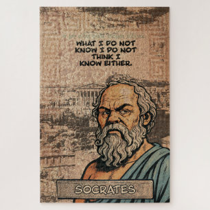 Socrates Wisdom Puzzle – Perfect Gift for Thinkers