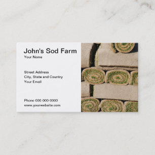 Sod Farm Business Card