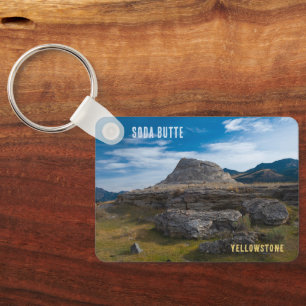 Soda Butte Cone Yellowstone National Park Key Ring