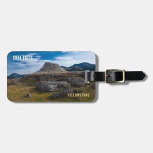 Soda Butte Cone Yellowstone National Park Luggage Tag