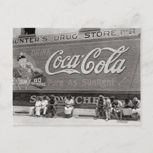 Soda Pop Billboard, 1939 Postcard