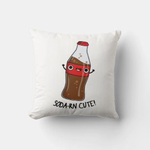 Soda-rn Cute Funny Soda Pun  Cushion