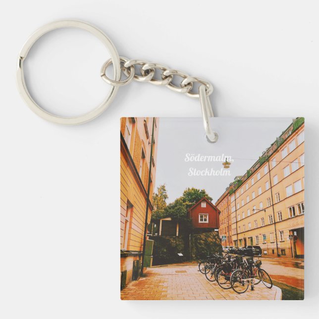 Södermalm, Stockholm, Sweden Key Ring (Front)