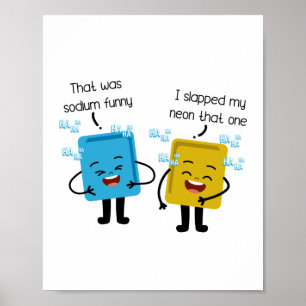 Sodium Chemistry   Student Chemist Laboratory Gift Poster