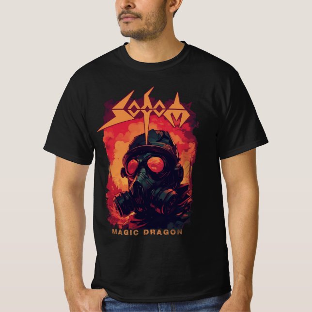 Sodom Magic Dragon Band T-shirt (Front)
