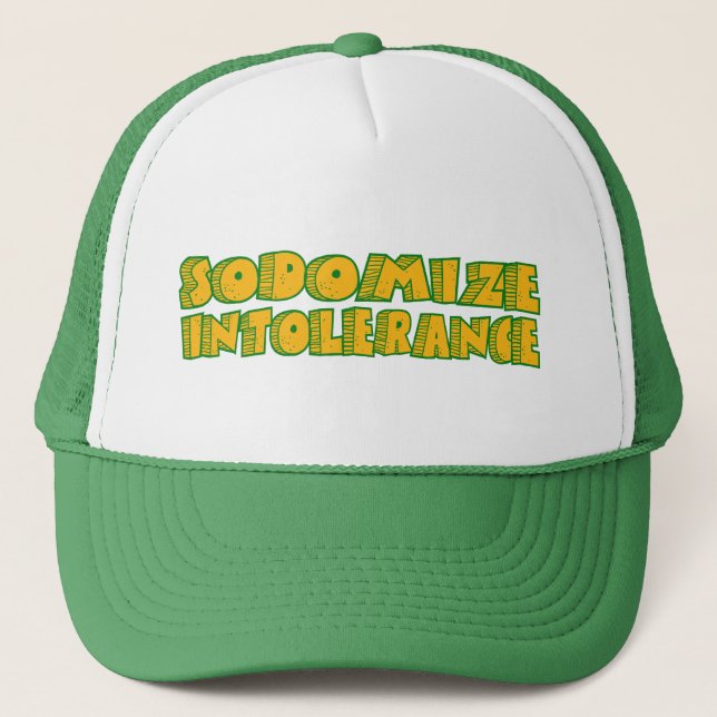 Sodomise Intolerance Trucker Hat (Front)