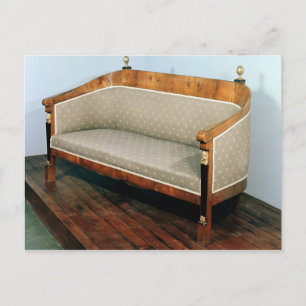 Sofa, Biedermeier style, c.1820 Postcard