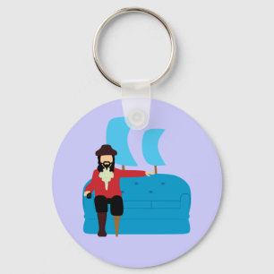 Sofa Pirate Key Ring