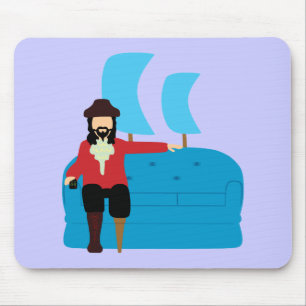 Sofa Pirate Mouse Mat