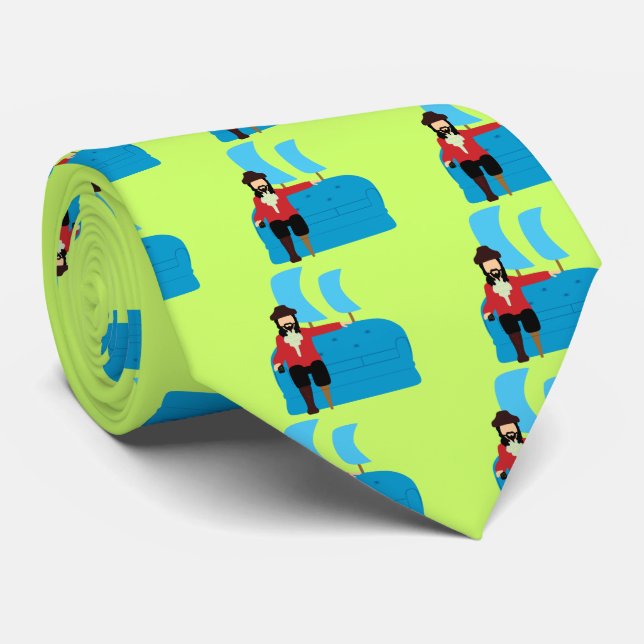 Sofa Pirate Tie (Rolled)
