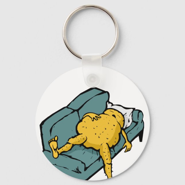 sofa potato key ring (Front)