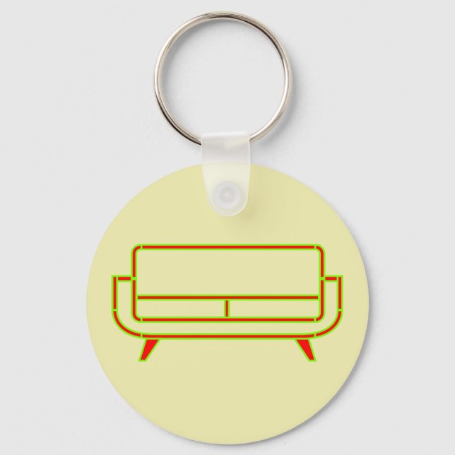 Sofa - Sofas - Couch - Davenport Key Ring (Front)