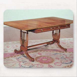 Sofa table with harp legs by Thomas Mouse Mat