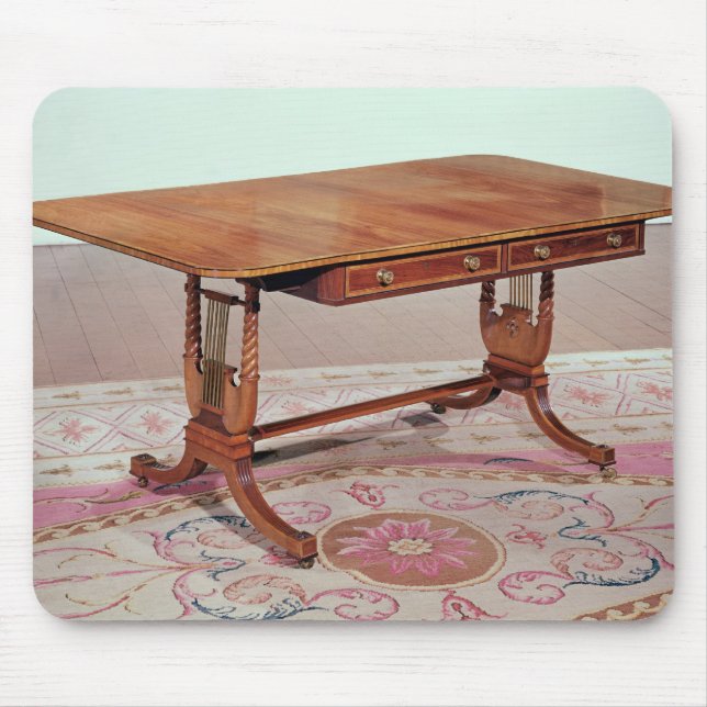 Sofa table with harp legs by Thomas Mouse Mat (Front)