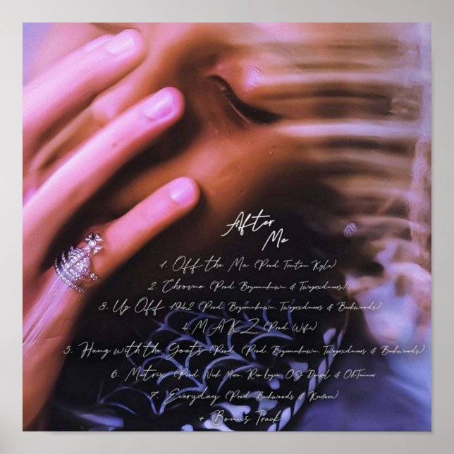 sofaygo after me cover with lyrics poster (Front)