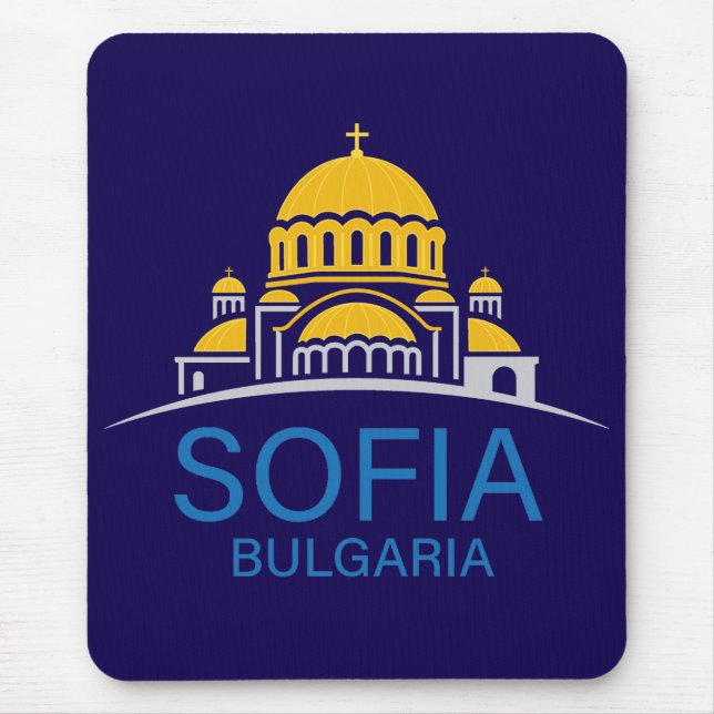 Sofia Bulgaria European Union Mouse Mat (Front)