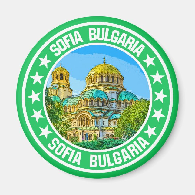 Sofia Bulgaria                                     Magnet (Front)
