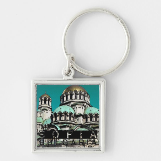 Sofia Bulgaria Souvenir Key Ring (Front)