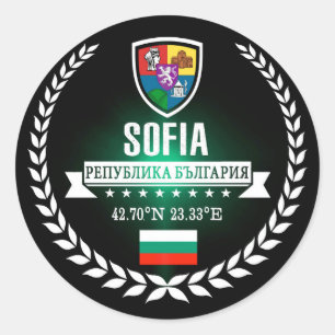 Sofia Classic Round Sticker