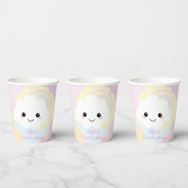 Sofia Cloud Paper Cups (Multi)