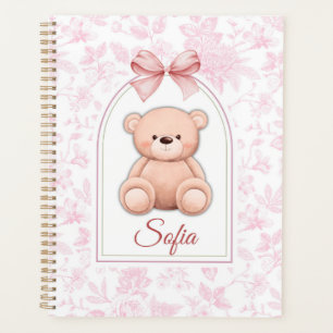 Sofia   Custom Pink Teddy Bear Nursery Design  Planner