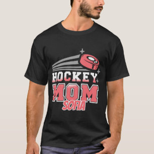 Sofia Hockey Mum With Puck Womens T-Shirt