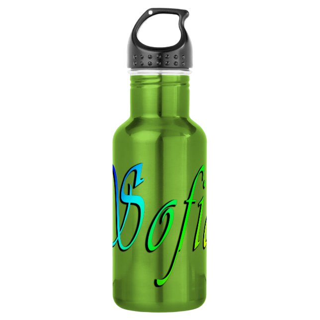 Sofia, Name, Logo, 532 Ml Water Bottle (Front)