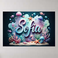 Sofia Ocean Nursery Underwater Sea Animals