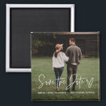 SOFIA photo save the date magnet<br><div class="desc">SOFIA modern save the date magnet
This modern minimal save the date magnet is the perfect way to remind your guests of your big day!</div>
