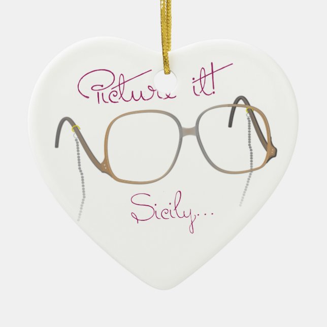 Sofia Quote - The Golden Girls - B Ceramic Tree Decoration (Front)