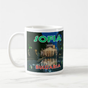 Sofia, Visit Bulgaria I Love Coffee Mug