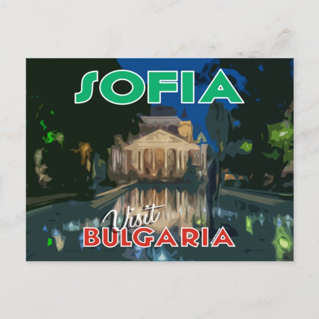 Sofia, Visit Bulgaria... Postcard (Front)