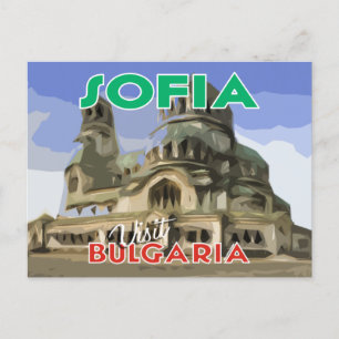 Sofia, Visit Bulgaria Postcard