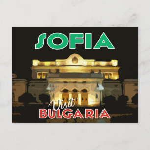 Sofia,Visit Bulgaria Postcard