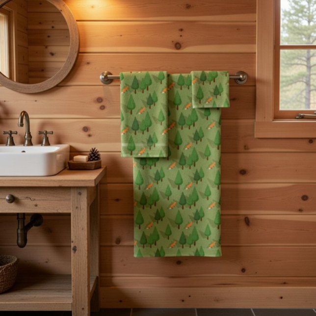 Soft & Absorbent Nature-Inspired  Bath Towel Set (Creator Uploaded)