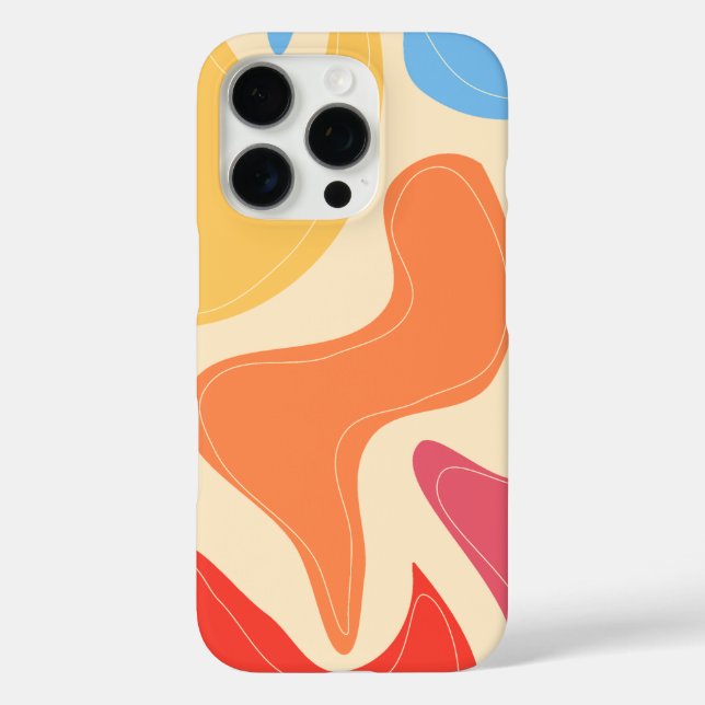 Soft Abstract Design – Minimal Aesthetic Art Case-Mate iPhone Case (Back)